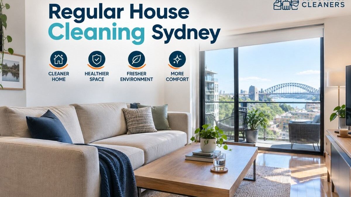 Bright, freshly cleaned Sydney living room with timber floors and natural light