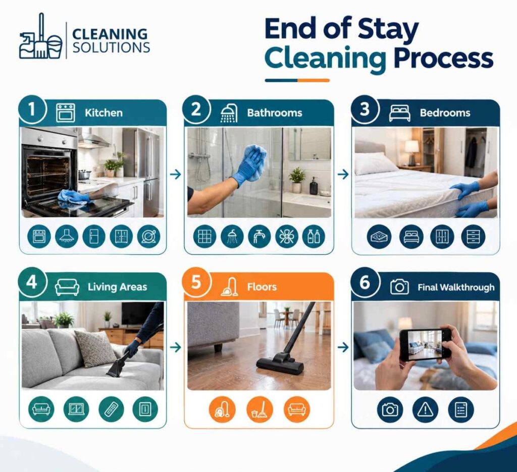 End of Stay Cleaning Checklist